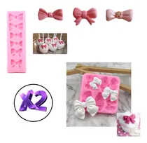 Comprar Molde De Silicón Lazos Fondant Masa Flexible Resina