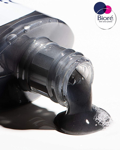 Imagem 3 de 4 de Biore Deep Charcoal Liquid Pore Cleanser 338 Ml