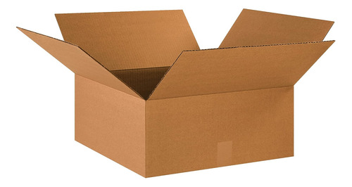 Box Usa 18 X 18 X 8 Cajas De Cartón Corrugadas, Mediano 18l