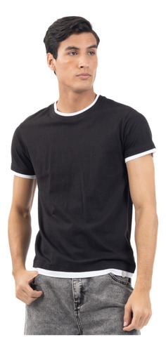 Playera 100% De Algodón Para Hombre Quarry Cuello Redondo