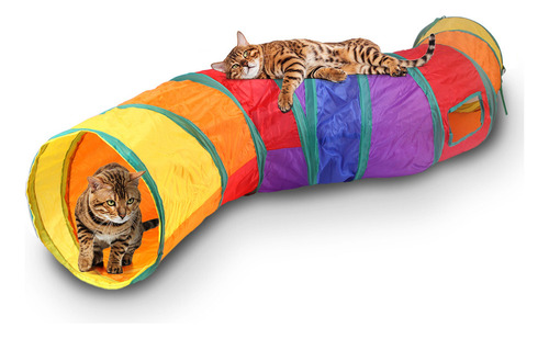 Juguetes Para Gato Plumas Varita Bolas Ratones TĂșnel 20 Pcs