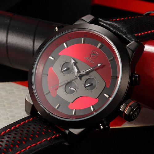Reloj Shark Sh207 Fecha, Doble Zona Horaria