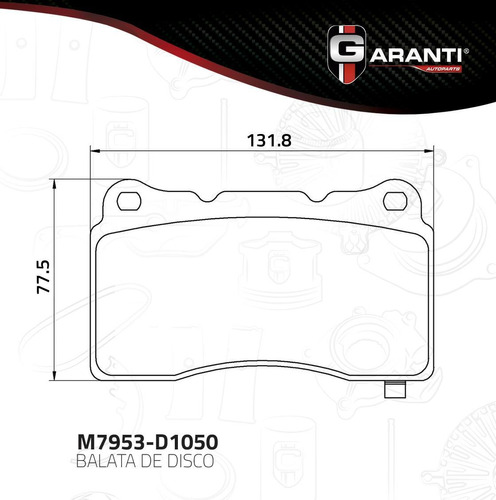 Balata Para Pontiac G8 2009 - 2009 (garanti)