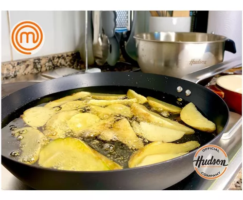 Sartén Acero De Carbono Con Antiadherente - 28 cm — Hudson Cocina