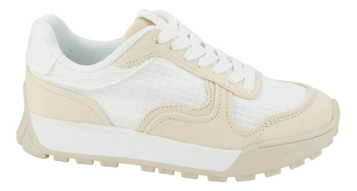 Zapatilla Chalada Mujer Maxxi-6 Beige Urbano