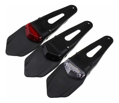 Stop Led Con Guardabarros Para Moto, Universal. Tipo Enduro