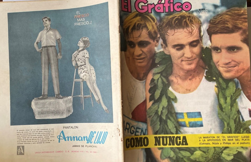 Revista Antigua El Gráfico N° 2414 Fútbol 1966 Cb