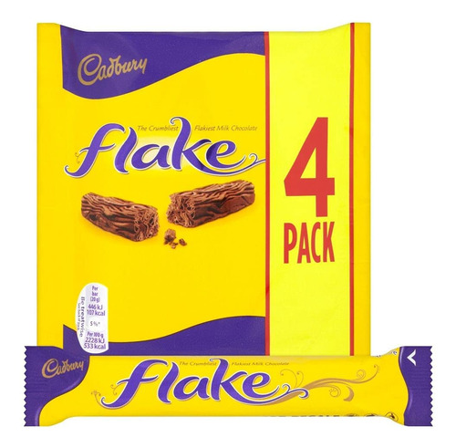 Cadbury Paquete De Flake Auténtico