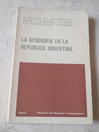 La Geografia En La Republica Argentina Aavv