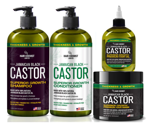 Hair Chemist Superior Growth Jamaican Black Castor Shampoo C