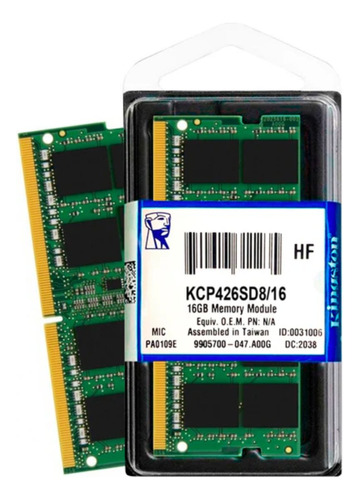 Memoria Ram 16 Gb Kcp426sd8/16 Kingston