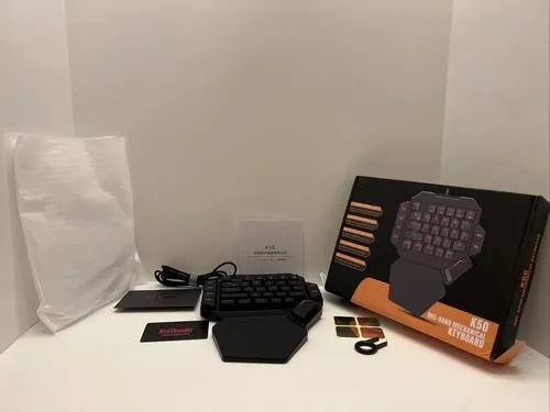 Teclado Gamer K50 Ergonómico, Para Juegos 35 Teclas Mecanico
