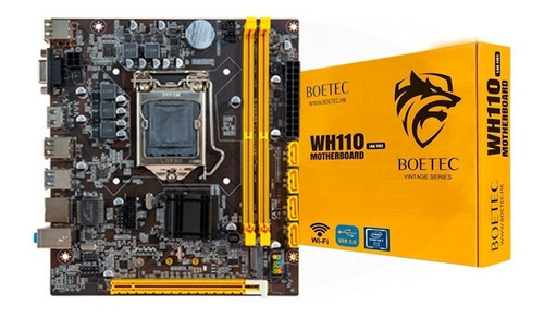 Placa Madre Boetec Wh110 Wifi Ddr4 Lga 1151 Intel 6 Y 7 Gen