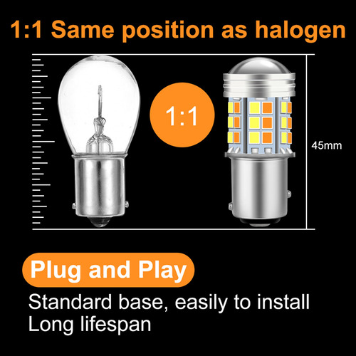 Bombillas Led N32pcs 1157 Bay15d P21/5w 5630 De Doble Color