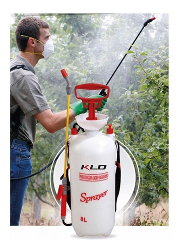Pulverizador Fumigador A Presión 8 Litros Kld368 Para Jardin