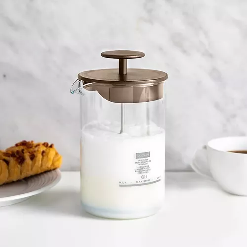 Espumador de leche eléctrico de mano, batidor de espuma con batería para  café, capuchino, latte, mat Zefei Wu