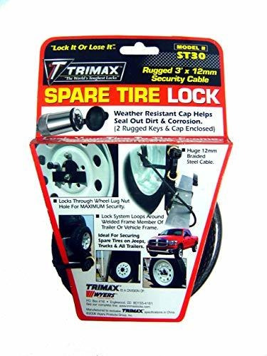 Imagen 5 de 6 de Trimax Cable De Bloqueo Para Neumaticos De 36 X 12 Mm (llav