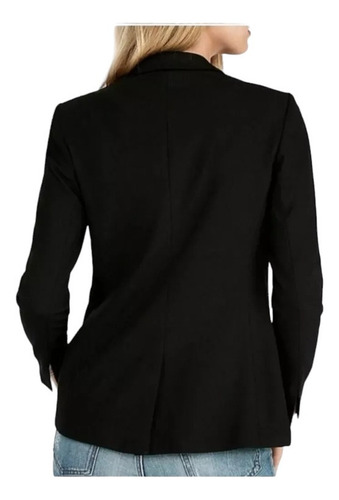 Blazer Saco Puño Abierto Corte Regular Mujer Talla 18 / Xxl