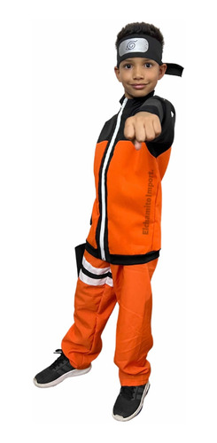 Imagen 8 de 9 de Disfraz Traje Naranjo Naruto