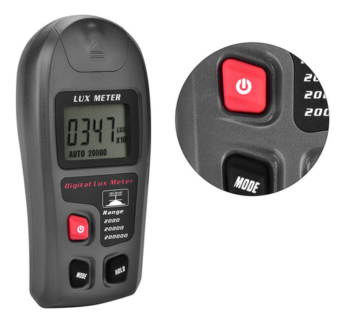 Medidor De Luz Digital Mt-30 Con Pantalla Lcd