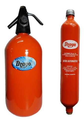 Sifón Drago Nuevo Gastronómico 2 Litros Garantía Oficial Drago + Cápsula De Carga Distribuidores Oficiales