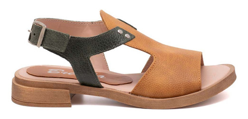 Sandalias Bajas Mujer Cuero Blando Livianas Color Artesanal