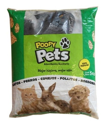 Poopy Pets X 25 Kg - Pack X 5 Unidades Pellet