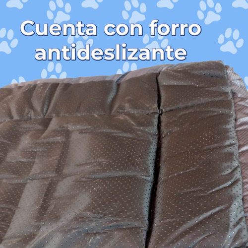 Cama Mascota Colchoneta Acolchada Impermeable Talla Mediano Color Gris Diseño M Ele-Gate