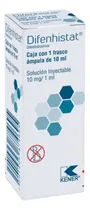 Comprar Difenhidramina 10 Mg\u002F Ml Frasco Ampula 10 Ml Inyectable
