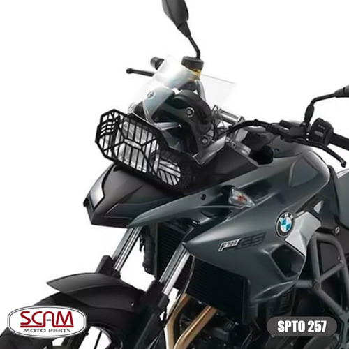 Protector Farol Acero Carbono Bmw F800 R Scam Mk Motos