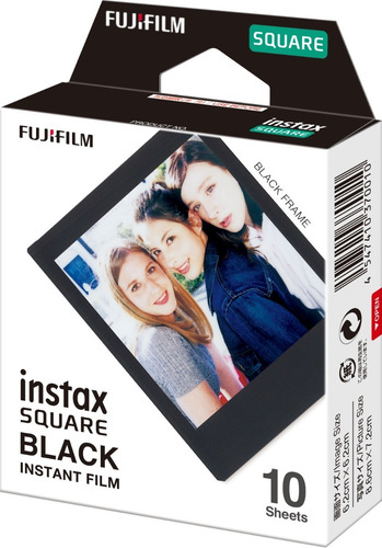 Imagen 6 de 6 de Rollo Fujifilm Instax Square Black Frame Marco Negro