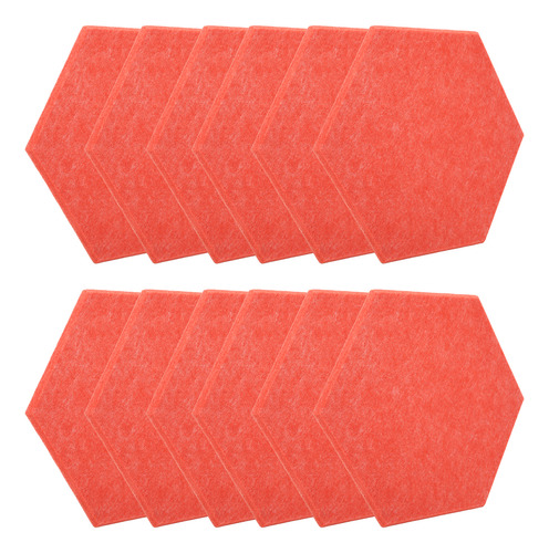 Panel De Absorción Acústica Rosa De 12 Piezas Con Aislamient