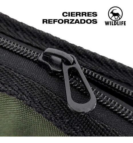 Imagen 5 de 10 de Funda Para Rifles Carabinas Wild Life 130 Cm Reforzada