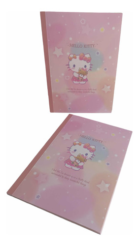 Hello Kitty Mini Cuaderno Pack 2 Piezas Hermosos