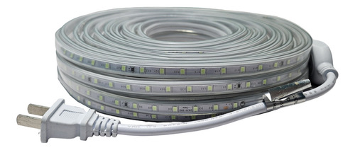 Tira Led Azul Turqueza 2835 25mt Seccionable C/50cm 110volts Luz Azul Turqueza / Ice Blue
