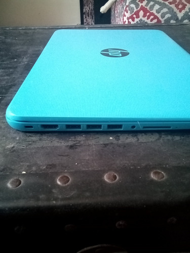 Hp Laptop 14 Intel Celeron 4gb Ram 32gb Ssd Windows 10 Azul Azul (Usado)