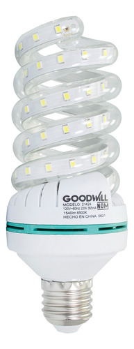 Foco Good Will Led Spiral Eco 20 W C/ 5 Pzs