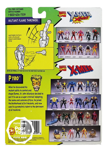 Toy Biz - 1994 - X-force - X-men - Pyro