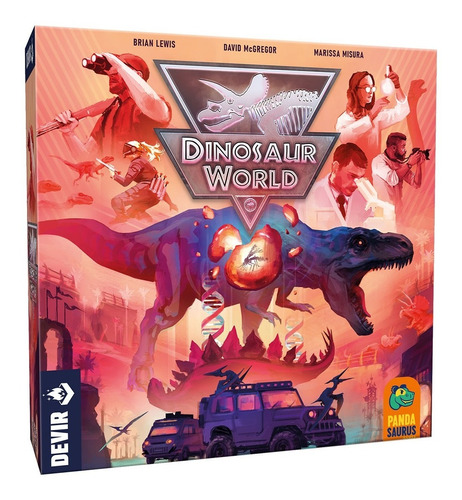 Dinosaur World Juego De Mesa Gestión De Parques Devir