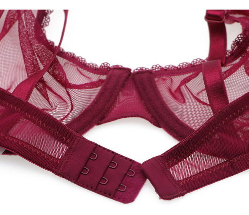 B Medias Sexy Con Sujetador De Encaje For Mujer, Juego De 4