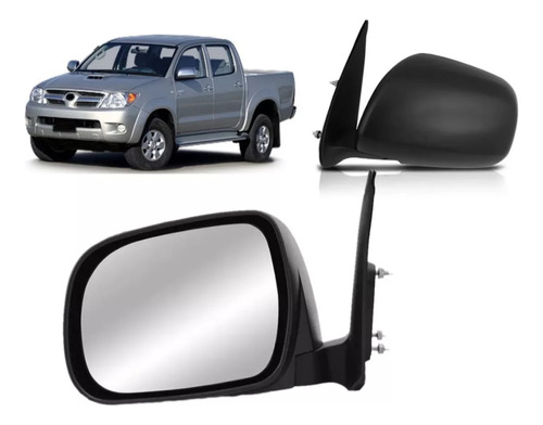 Espejo Manual Toyota Hilux 2005-2006-2007-2008-2009-2010 Izq