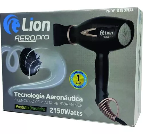 Secador De Cabelo Profissional Aeropro 127v 2150w Lion Cor Fúcsia