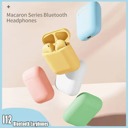 Auriculares Inalámbricos Bluetooth V5.3 I12 Tws, Cómodos Aur