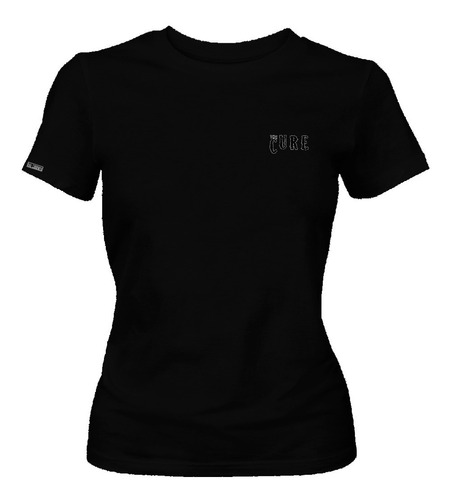 Camiseta The Cure Logo Banda Rock Dama Mujer Phd