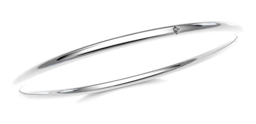 Imagen 2 de 10 de Pulsera Aro Ch De Plata .925 Agálea Joyería