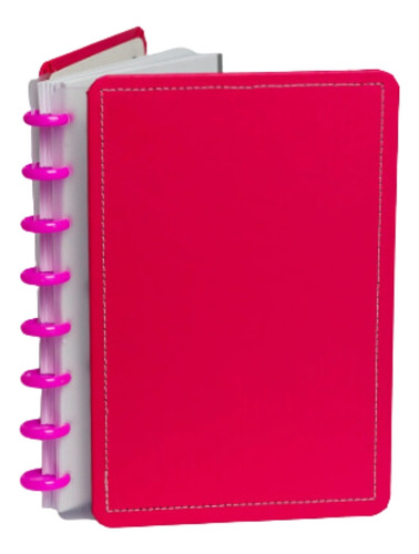 Caderno De Disco Pink Inteligente A5 - Diskô