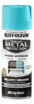 Comprar Pintura Aerosol Antióxido Metal Protection 340 Gr Rust Oleum Color Turquesa Claro Brillante