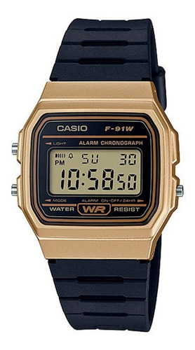 Reloj Casio Vintage Dorado F-91wm-9adf Original 