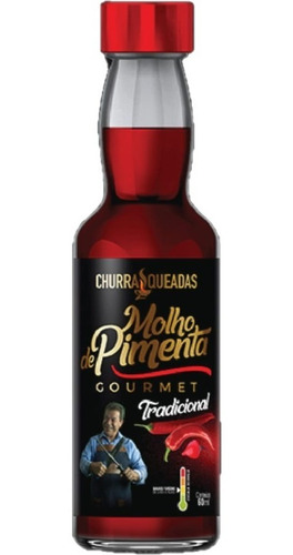 Molho De Pimenta Gourmet Tradicional Churrasqueadas 60ml