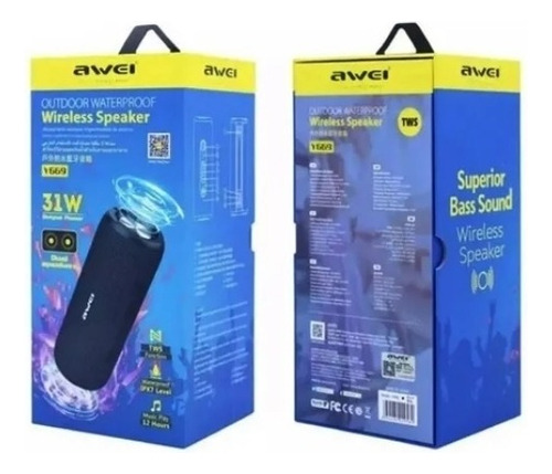 Awei Y669: Som Surround 3d Com Bateria De Longa Duração